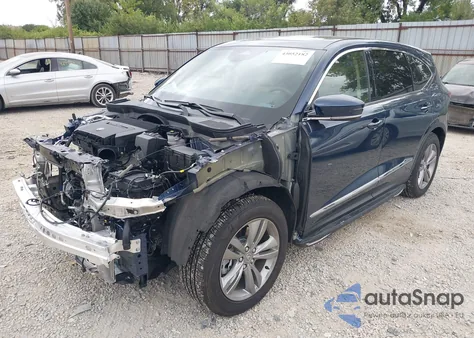 2025 Acura Mdx Standard из США, поврежденный, VIN 5J8YE1H39SL024812